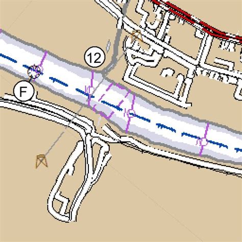 Kanawha River Chart 24a Tributary Charleston Etowah Dock Map By Us