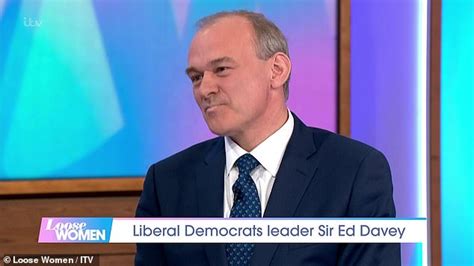 Lib Dem Leader Ed Davey Opens Up About Being A Young Carer Daily Mail