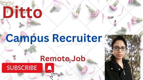 Ditto Insurance Work From Home Job Ditto Campus Recruiter Job Hr Job