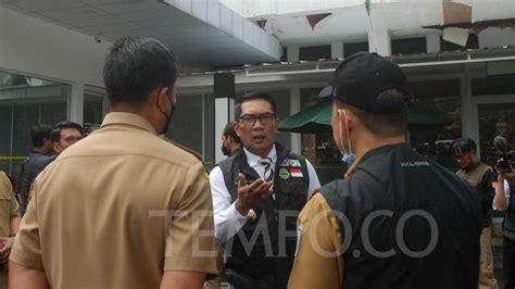 Ridwan Kamil Tinjau Gedung Bappelitbang Balai Kota Bandung Yang