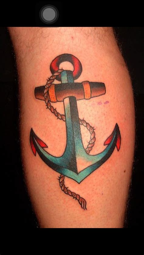 Ancla Tradicional Traditional Anchor Tattoo Navy Anchor Tattoos