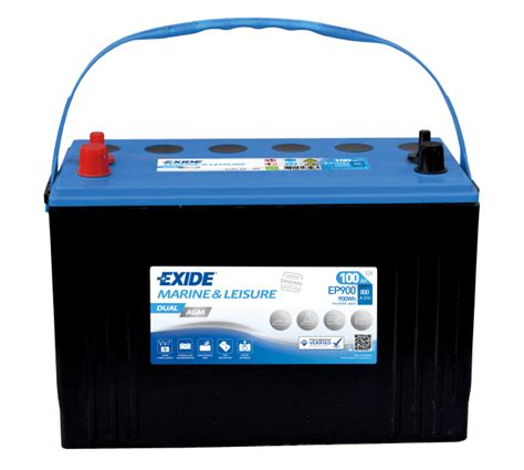 Exide EP900 Dual AGM 100Ah Batteri