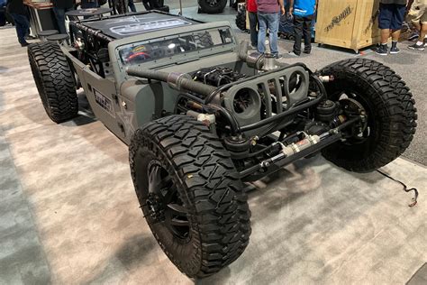 Jeep Wrangler Rat Rod Frankenjeep by Freedom Fabworks at SEMA 2019