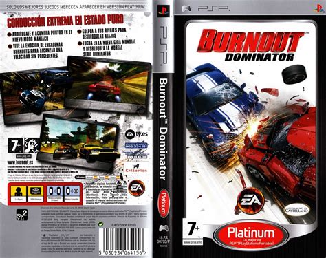 Burnout Dominator Platinum Psp Ultra Capas