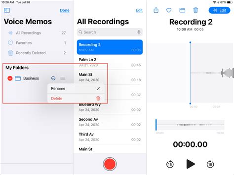 Ios How To Create Folders And File Recordings In Voice Memos Mid