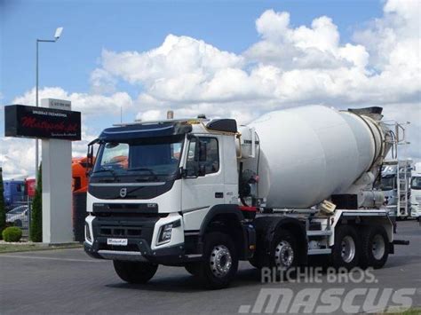 Volvo Fmx Cementmixer Liebherr M Euro Puola