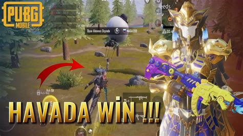 HAVADA WİN ALDIM PUBG Mobile Gameplay YouTube