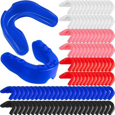Amazon.com: Leumoi 120pcs Sport Mouth Guards Mouthpiece Protection for