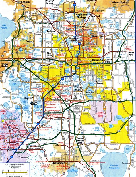 Printable Orlando Map