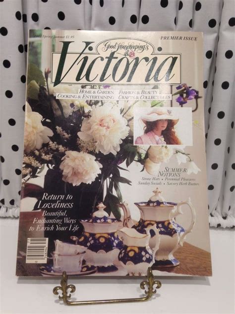 Victoria Magazine Springsummer 1987 Premier Issue Victoria Magazine