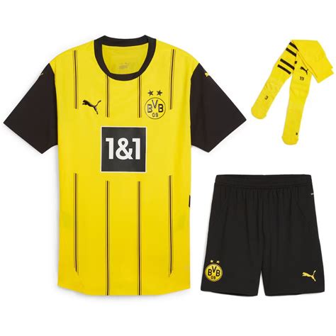 Maillot Kit Enfant Bvb Dortmund Domicile Foot Soccer Pro