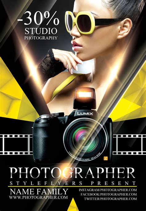 Photography Flyer Template Free Psd Free Templates Printable
