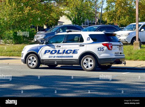 Fredericksburg Va Police Department Vehicle Stock Photo Alamy