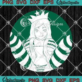 Waifu Senpai Starbucks Hentai SVG Waifu Hentai Cute Girl Anime SVG PNG EPS DXF PDF Cricut File