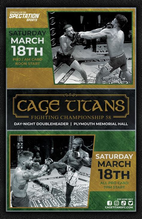 Cage Titans Fighting Championship Mixed Martial Arts Blog Archive