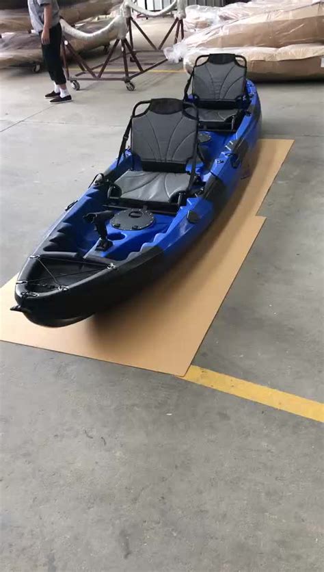 New Fashion Tandem Kayak Rotomolded 2 Person Fishing Double Kayaks For