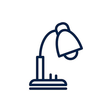 Premium Vector Desk Lamp Vector Icon Illustration