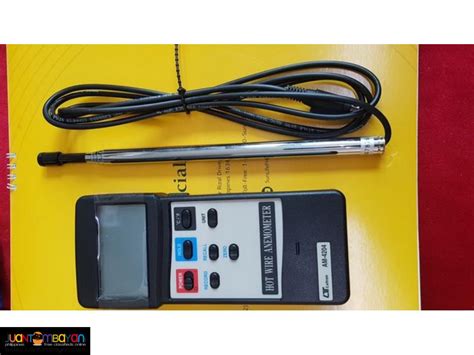 Hot Wire Anemometer Air Velocity Meter Lutron AM