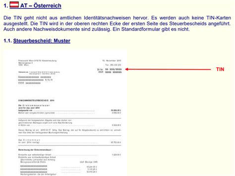 TIN Steuernummer: Wo finde ich die TIN? - Broker Vergleich, Tests ...