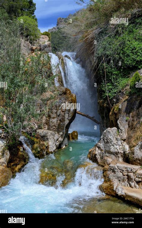 Fuentes Del Algar Or Fonts De Lalgar Waterfalls Near Bolulla Costa