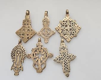 Sale Brass Ethiopian Coptic Crosses Ethiopian Cross African Pendant