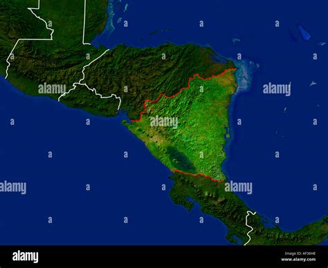 Mapa geografico de nicaragua fotografías e imágenes de alta resolución