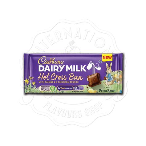 Cadbury Dairy Milk Hot Cross Bun Bar G Flavers International