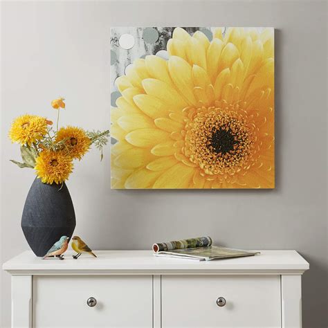 Vibrant Yellow 24 Square Canvas Wall Art 97k90 Lamps Plus