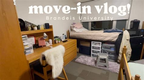 Move In Vlog Brandeis University Junior Year YouTube