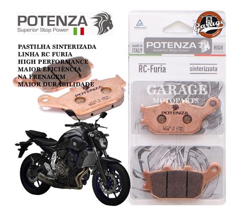 Pastilha Freio Tras Yamaha Mt Sinterizada Mercado Livre