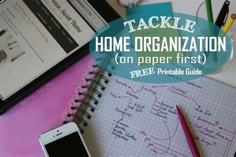 Organizing At Home Free Guide • Neat House Sweet Home® Printable