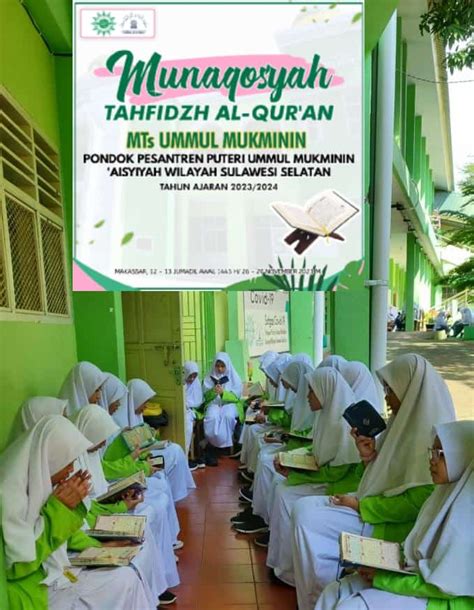 Munaqosyah Tahfidz Al Quran Mts Pondok Pesantren Puteri Ummul Mikminin