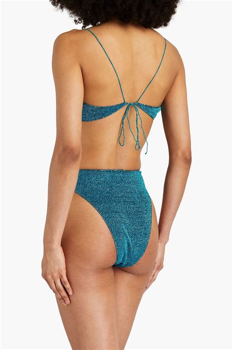 OSÉREE Lumière metallic bikini THE OUTNET