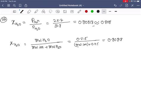 Solved Two Liquids And Form An Ideal Solution At C The Vapor