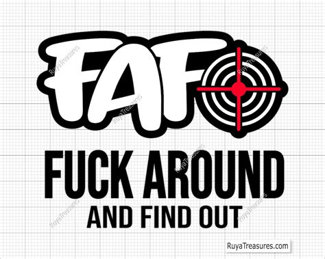 FAAFO Fafo Fuck Around Find Out Crosshair Svg Punisher Skull Svg 2nd Amendment Svg Punisher