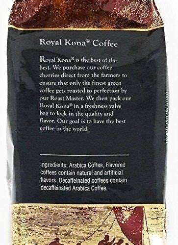 Royal Kona 10 Kona Coffee Blend Vanilla Macadamia Flavor Ground 40