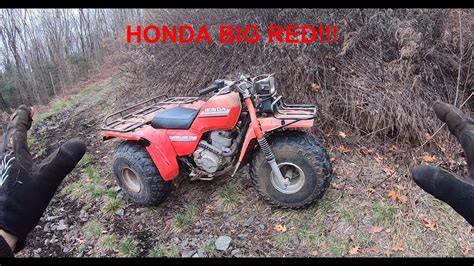 Testing The 1985 Honda Big Red 250 Es Three Wheeler Testing Classic