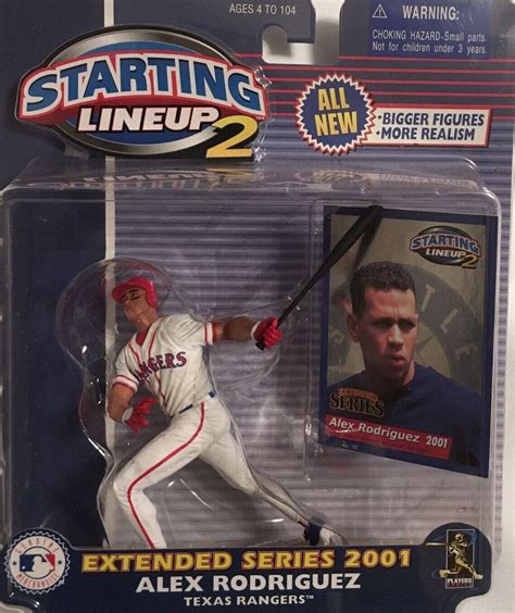 Alex Rodriguez 2001 MLB Starting Lineup 2 Action Figures HobbyDB