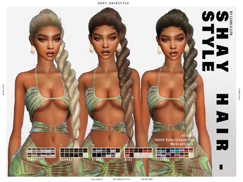 The Sims Resource LeahLillith Shay Hairstyle In 2022 Sims 4 Sims