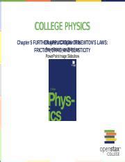 OpenStax Physics CH05 ImageSlideshow Plus Bonus Material Pptx COLLEGE