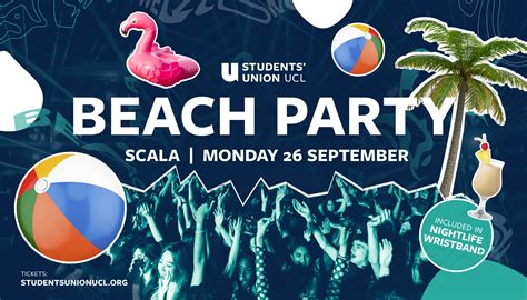 ⚠️ SOLD OUT ⚠️ THE UCL FRESHERS BEACH PARTY @ SCALA Kings Cross ⚠️ SOLD ...