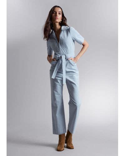 Corduroy Jumpsuits And Rompers For Women Lyst