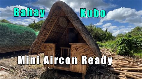 Aircon Ready Mini Bahay Kubo Mini Movable Bamboo House Youtube