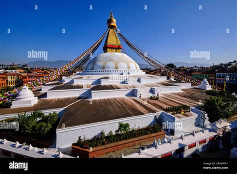 Nepal, Kathmandu valley, Buddhist stupa of Bodnath Stock Photo - Alamy