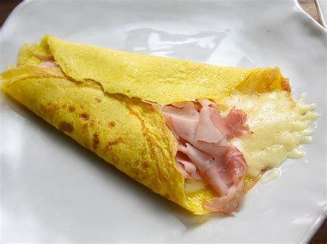 Croque Madame Egg Crepes With Gluten Free Bechamel Recipe Rachael Ray