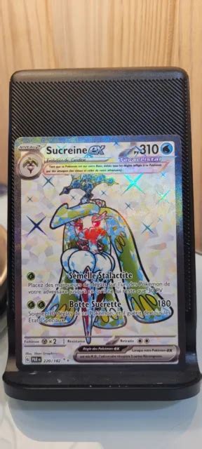 CARTE POKÉMON SUCREINE EX 220 182 Full Art Secrète EV04 Faille Paradoxe