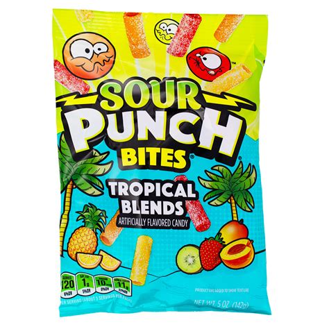 Sour Punch Bites Tropical Blends 5oz Candy Funhouse Candy Funhouse Ca