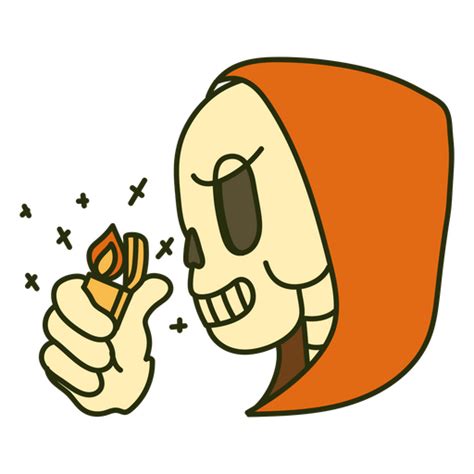 Diseño Png Y Svg De Diseño De Color Grim Reaper Para Un Halloween