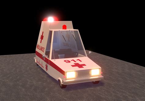 Ambulance Car Model - TurboSquid 1425482