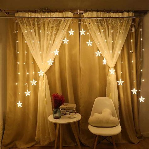 Buy Miradh Stars Led Curtain String Fairy Lights Curtain String